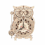 3D Houten Bouwpakket "Owl Clock "