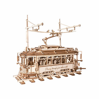 3D Houten Bouwpakket &quot;Classic City Tram &quot;