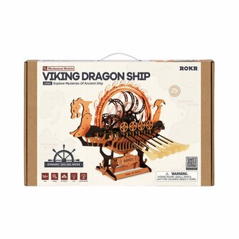 3D Houten Bouwpakket &quot;Viking Dragon Ship&quot;