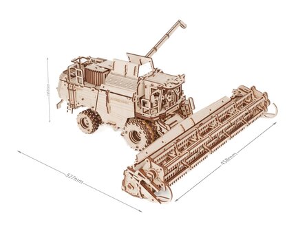 3D Houten Bouwpakket &quot;Maaidorser / Grain Harvesting Combine&quot;