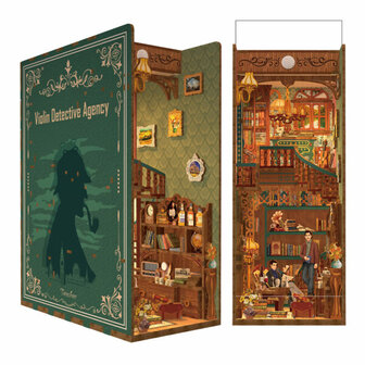 Boekensteun Bouwpakket &quot;Violin Detective Agency&quot;