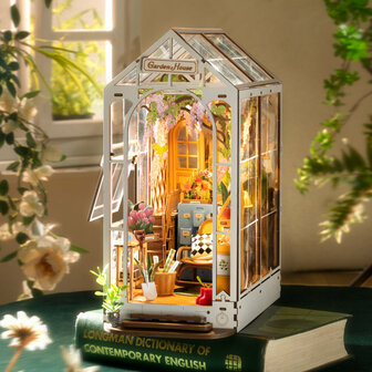 Boekensteun Bouwpakket &quot;Garden House&quot;