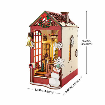 Boekensteun Bouwpakket &quot;Christmas Indoor Scenery&quot;