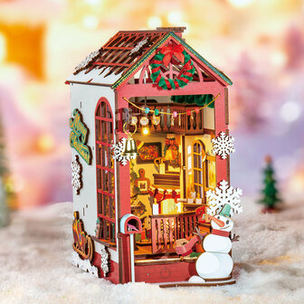 Boekensteun Bouwpakket &quot;Christmas Indoor Scenery&quot;