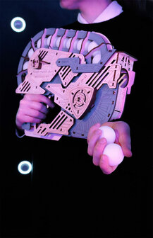 3D Houten Bouwpakket "Ping Pong Gun"