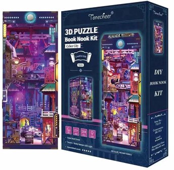 Boekensteun Bouwpakket "Cyber City"