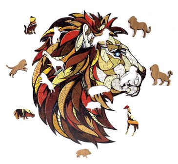 Houten Legpuzzel "Lion"