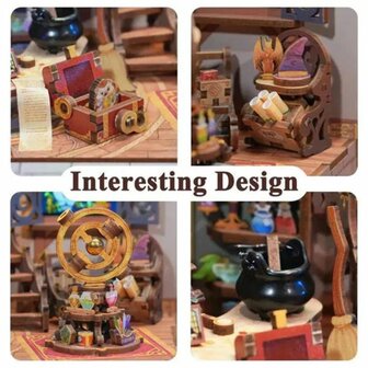 3D Houten Bouwpakket "Magic Shop"