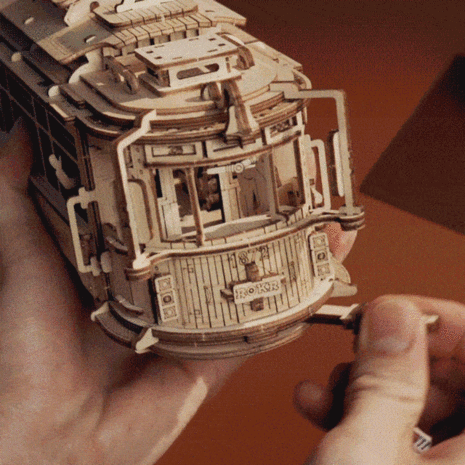 3D Houten Bouwpakket "Classic City Tram "