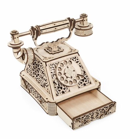 3D Houten Bouwpakket "Retro Telephone"
