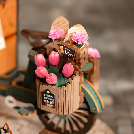3D Houten Bouwpakket "Blossom Cart"