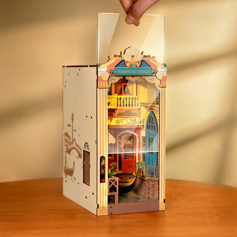 Boekensteun Bouwpakket "Romantic Venice"