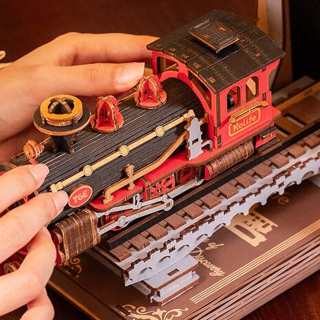 Boekensteun Bouwpakket "Century Train"