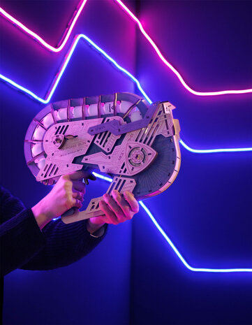 3D Houten Bouwpakket "Ping Pong Gun"