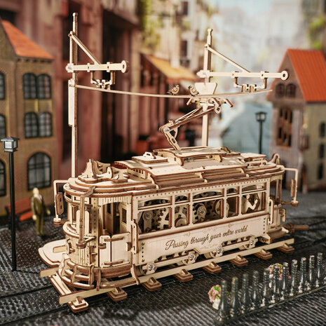 3D Houten Bouwpakket "Classic City Tram "
