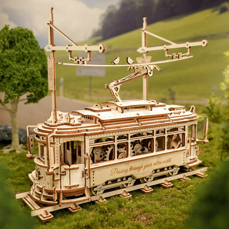 3D Houten Bouwpakket "Classic City Tram "
