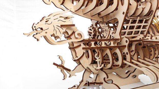 3D Houten Bouwpakket "Piratenluchtschip Skylord"