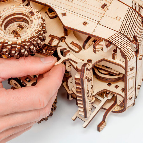 3D Houten Bouwpakket "Maaidorser / Grain Harvesting Combine"