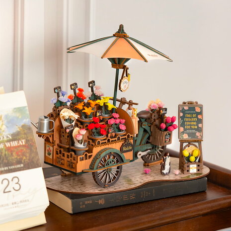 3D Houten Bouwpakket "Blossom Cart"