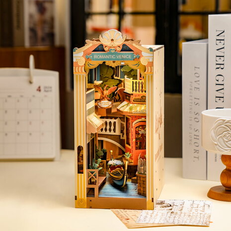 Boekensteun Bouwpakket "Romantic Venice"