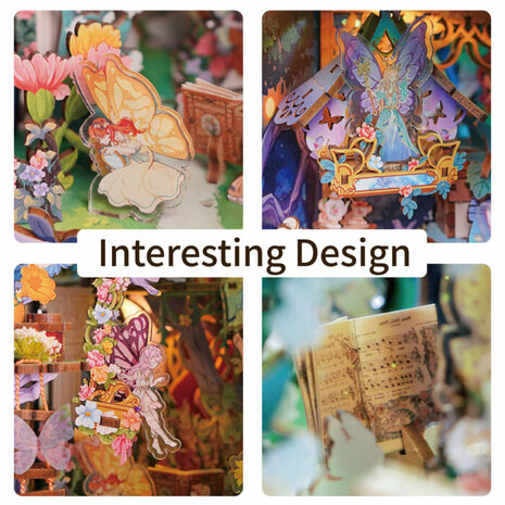 Boekensteun Bouwpakket "A Midsummer Night's Dream" (incl. dust-cover)