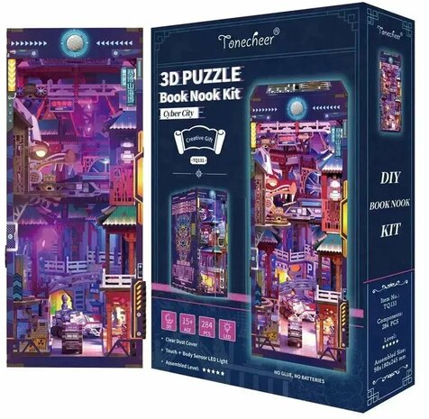 Boekensteun Bouwpakket "Cyber City"