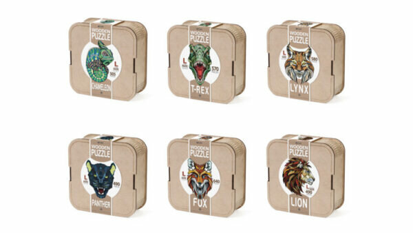 Houten Legpuzzel "Kameleon"