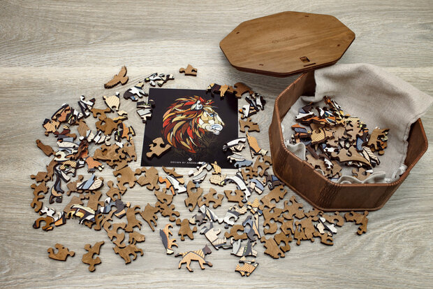 Houten Legpuzzel "Lion"