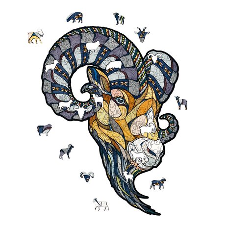 Houten Legpuzzel "Ram"