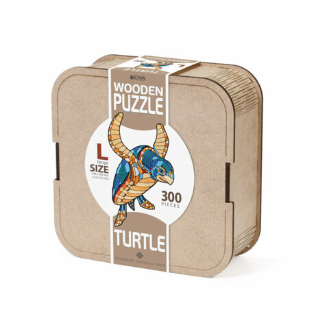 Houten Legpuzzel "Schildpad"